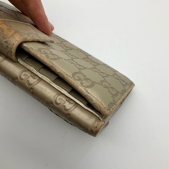 GUCCI LEATHER LONG WALLET - Picture 5 of 10
